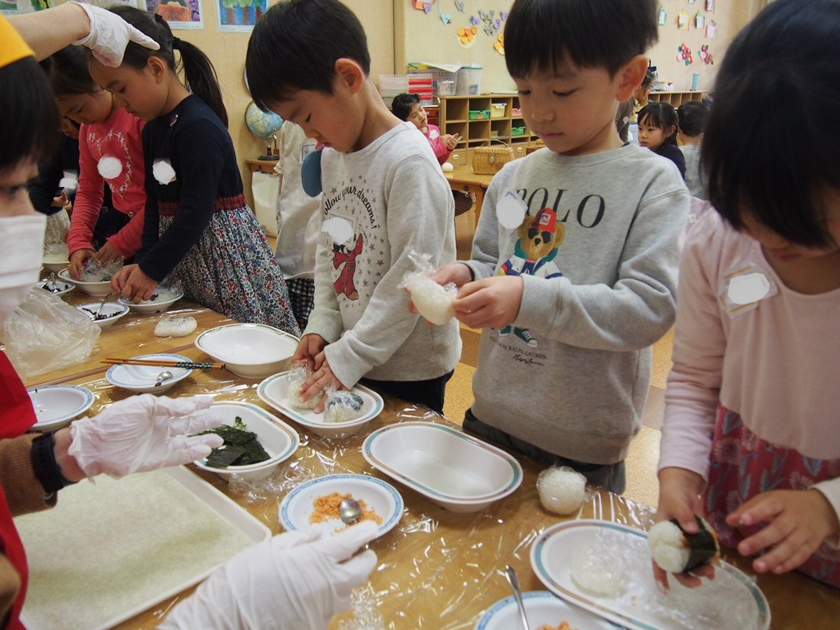 おにぎりの日 森村学園 幼稚園